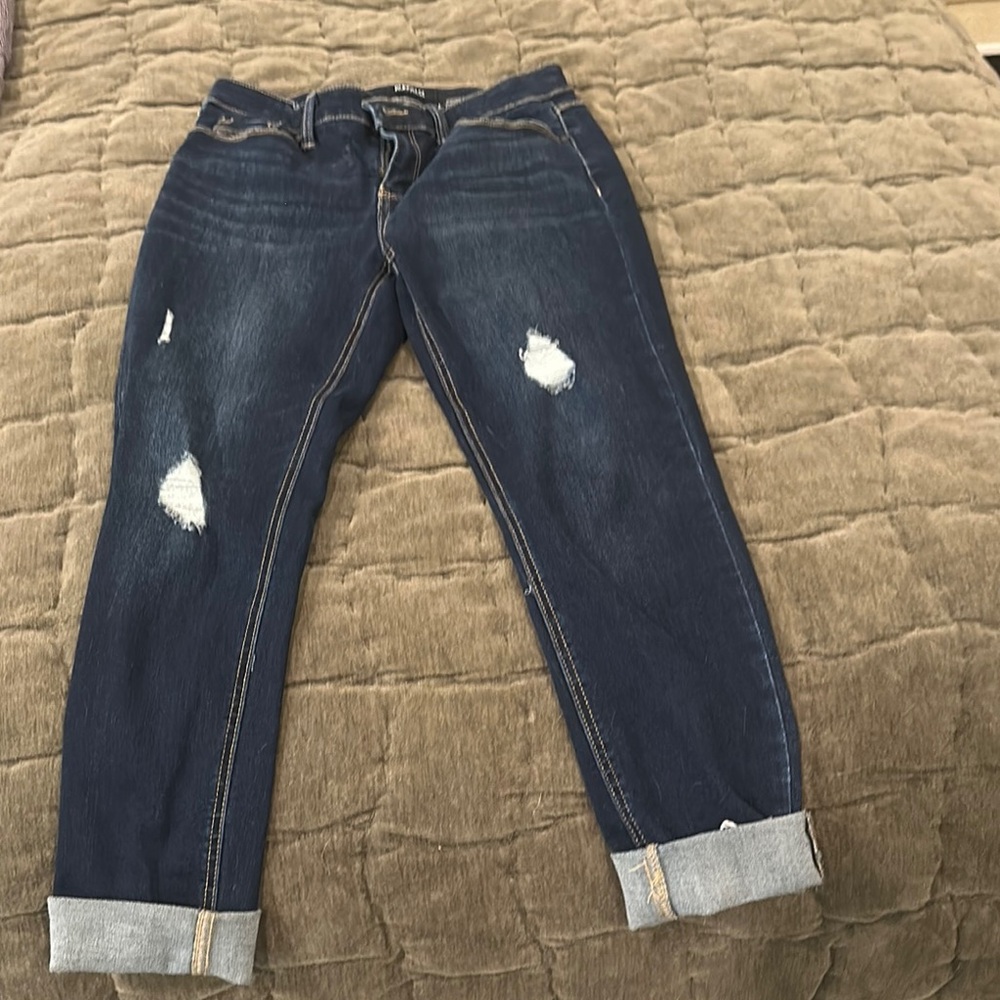 Buffalo Distressed Blue Jeans